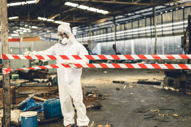 Professional Crime Scene Cleanup technician working in Rockport, IN
